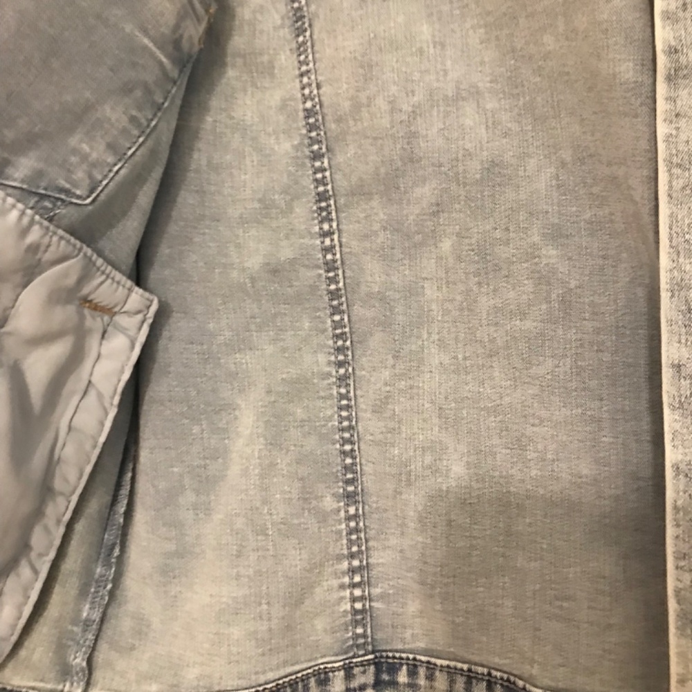 Seven Jean jacket woman’s coat ladies jacket Xl nwt biker wash - Picture 4 of 9